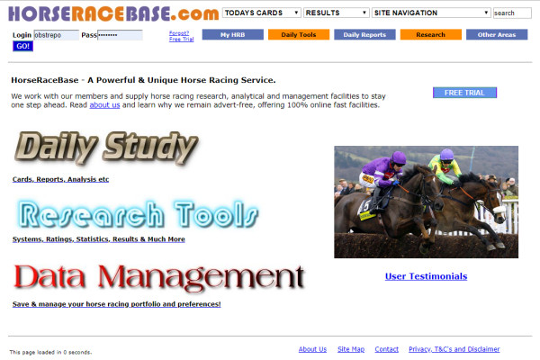 Horse Bet Research